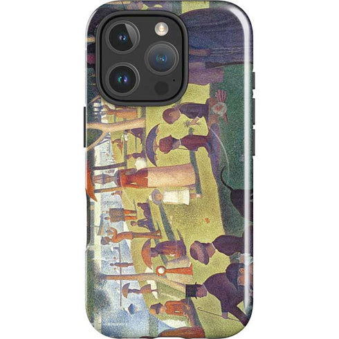 Georges Seurat Sunday Afternoon on the Island of La Grande Jatte iPhone 16 Pro Magsafe Impact Case