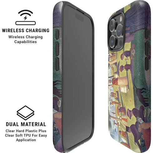 Georges Seurat Sunday Afternoon on the Island of La Grande Jatte iPhone 16 Pro Magsafe Impact Case