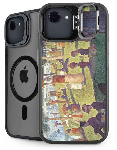 Georges Seurat Sunday Afternoon on the Island of La Grande Jatte iPhone 16e Kickstand Case