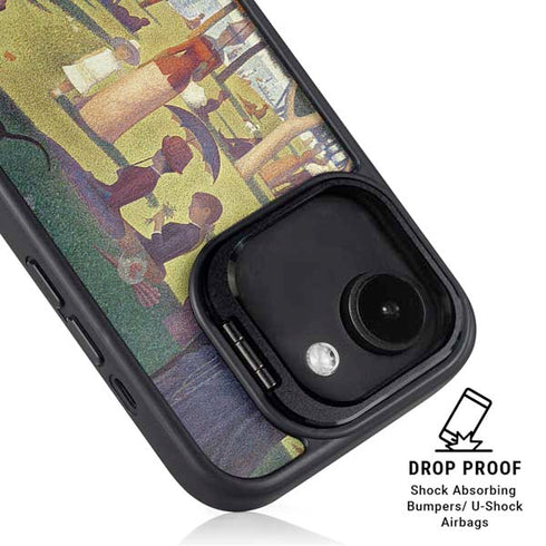 Georges Seurat Sunday Afternoon on the Island of La Grande Jatte iPhone 16e Kickstand Case
