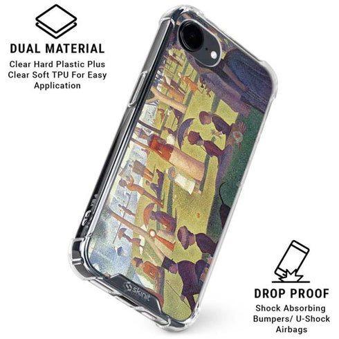 Georges Seurat Sunday Afternoon on the Island of La Grande Jatte iPhone 16e Clear Case