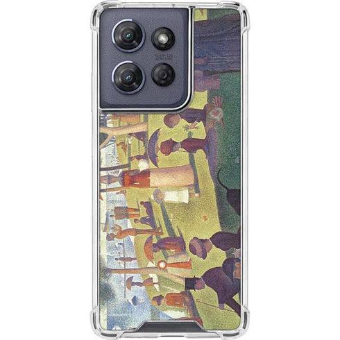 Georges Seurat Sunday Afternoon on the Island of La Grande Jatte Moto G Play 5G (2025) Clear Case
