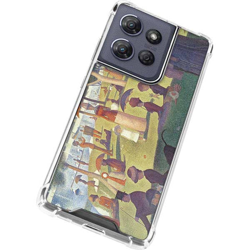 Georges Seurat Sunday Afternoon on the Island of La Grande Jatte Moto G Play 5G (2025) Clear Case
