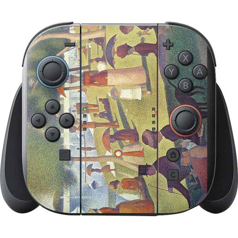 Georges Seurat Sunday Afternoon on the Island of La Grande Jatte Nintendo Switch 2 (2025) with Joy-Con Skin