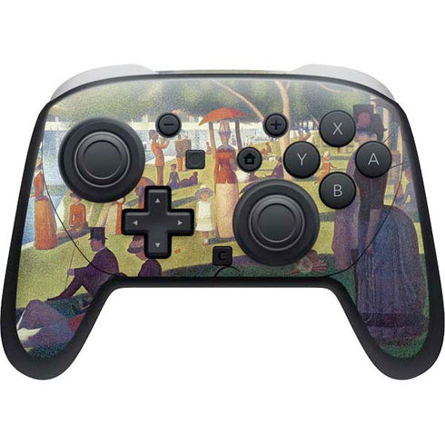 Georges Seurat Sunday Afternoon on the Island of La Grande Jatte Nintendo Switch 2 (2025) Pro Controller Skin