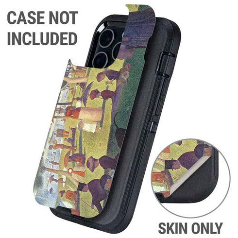 Georges Seurat Sunday Afternoon on the Island of La Grande Jatte Otterbox Defender iPhone Skin