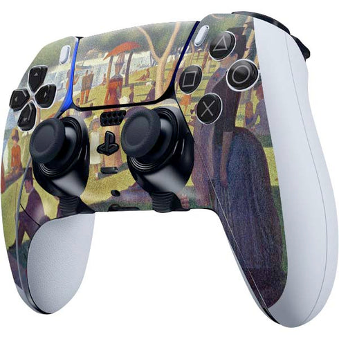 Georges Seurat Sunday Afternoon on the Island of La Grande Jatte PS5 DualSense Edge Pro Controller Skin