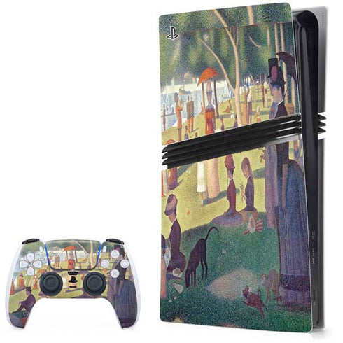 Georges Seurat Sunday Afternoon on the Island of La Grande Jatte PlayStation PS5 Skins