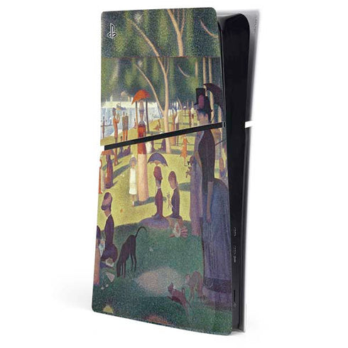 Georges Seurat Sunday Afternoon on the Island of La Grande Jatte PS5 Slim Digital Edition Console Skin