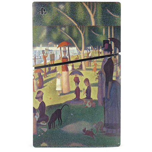 Georges Seurat Sunday Afternoon on the Island of La Grande Jatte PS5 Slim Digital Edition Console Skin