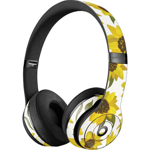 Sunflower Acrylic by Cat Coq Beats Solo 3 Wireless Skin