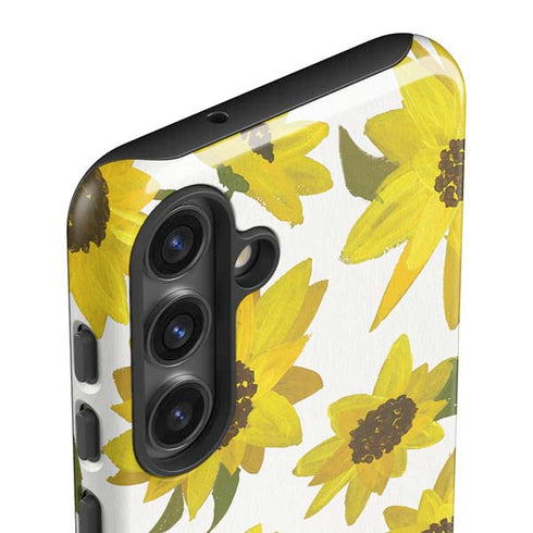 Sunflower Acrylic by Cat Coq Galaxy S25 Impact Case