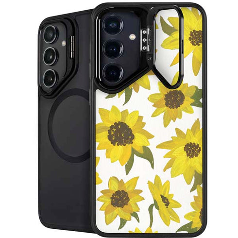 Sunflower Acrylic by Cat Coq Galaxy S25 Kickstand Case