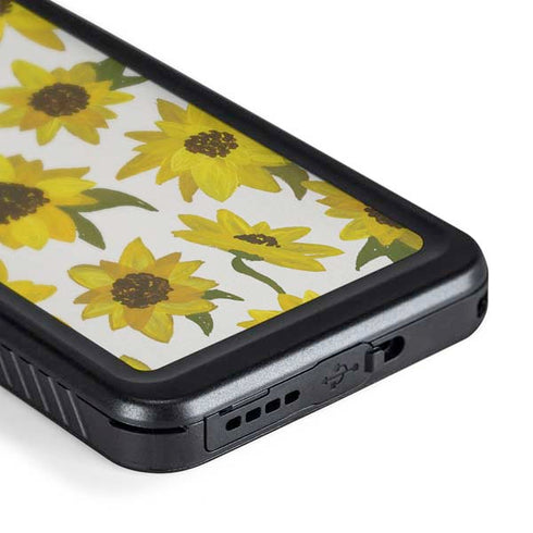 Sunflower Acrylic by Cat Coq Galaxy S24 Plus Waterproof Case