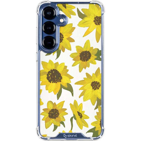Sunflower Acrylic by Cat Coq Galaxy S25 Clear Case