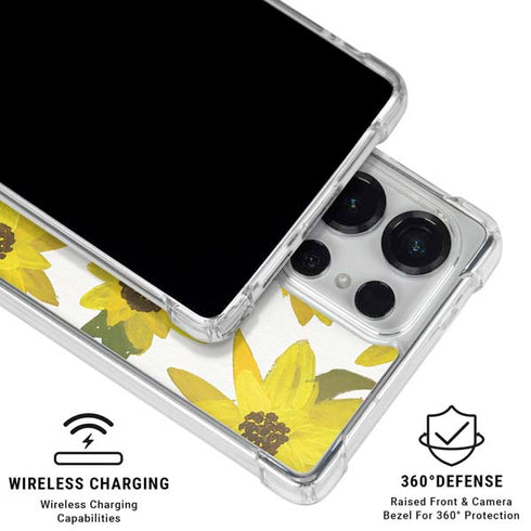 Sunflower Acrylic by Cat Coq Galaxy S25 Ultra Clear Case