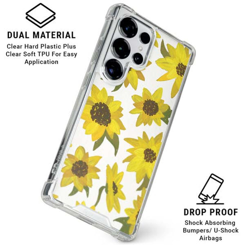 Sunflower Acrylic by Cat Coq Galaxy S25 Ultra Clear Case