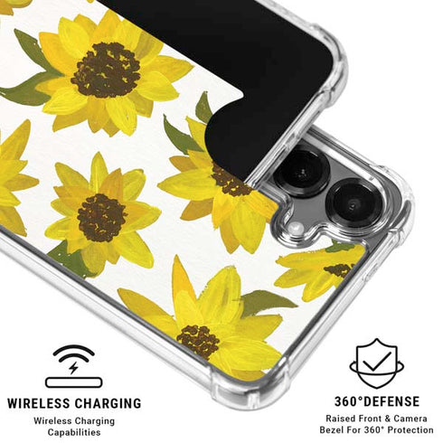 Sunflower Acrylic by Cat Coq Galaxy S26 Clear Case