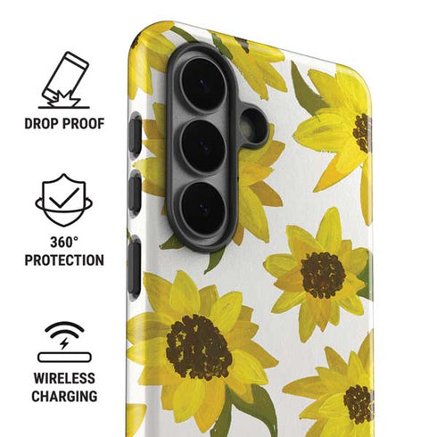 Sunflower Acrylic by Cat Coq Galaxy S26 Impact Case