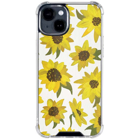 Sunflower Acrylic by Cat Coq iPhone 15 Clear Case
