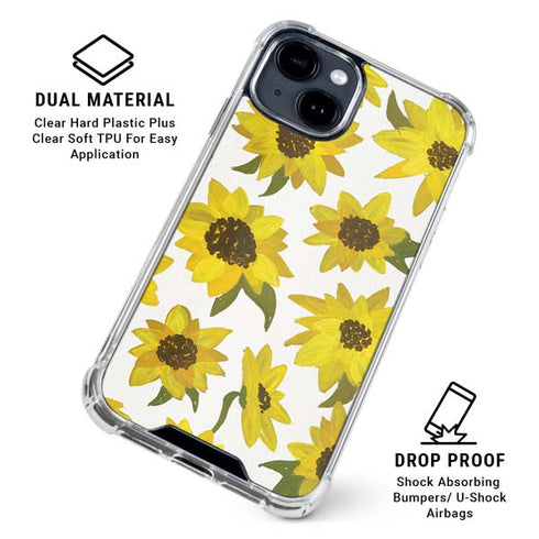 Sunflower Acrylic by Cat Coq iPhone 15 Clear Case