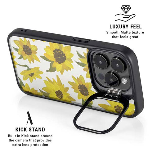 Sunflower Acrylic by Cat Coq iPhone 15 Pro Max Kickstand Case
