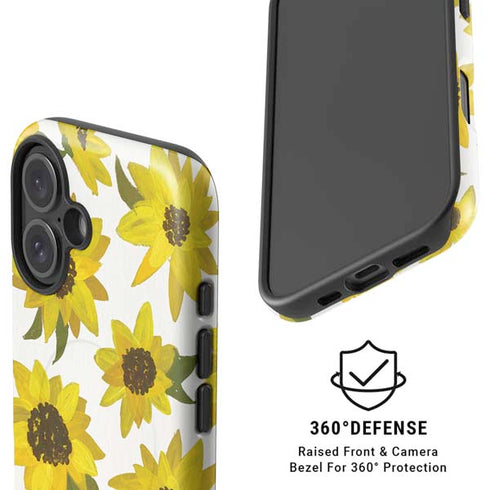 Sunflower Acrylic by Cat Coq iPhone 16 Plus Magsafe Impact Case