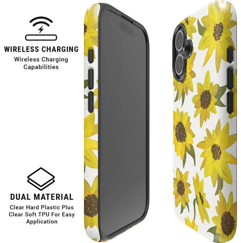 Sunflower Acrylic by Cat Coq iPhone 16 Plus Magsafe Impact Case