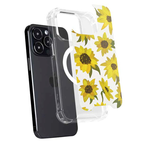 Sunflower Acrylic by Cat Coq iPhone 16 Pro MagSafe Case