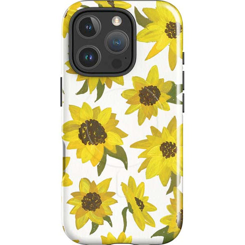 Sunflower Acrylic by Cat Coq iPhone 16 Pro Magsafe Impact Case