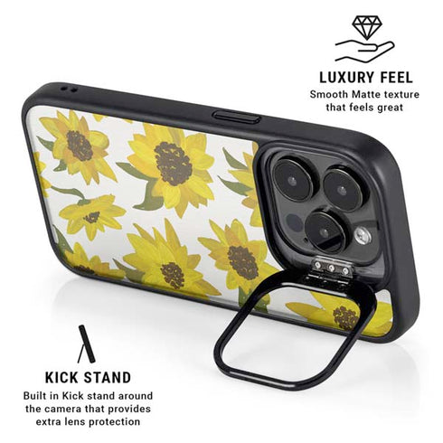 Sunflower Acrylic by Cat Coq iPhone 16 Pro Max Kickstand Case