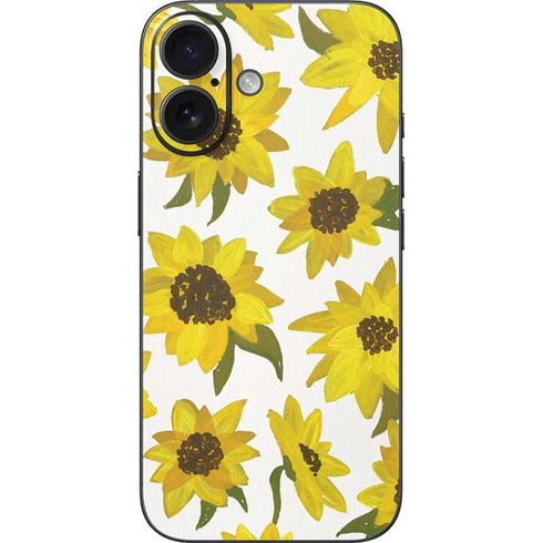Sunflower Acrylic by Cat Coq iPhone 16 Skin