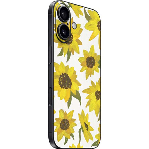 Sunflower Acrylic by Cat Coq iPhone 16 Skin