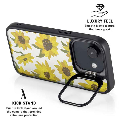 Sunflower Acrylic by Cat Coq iPhone 16e Kickstand Case