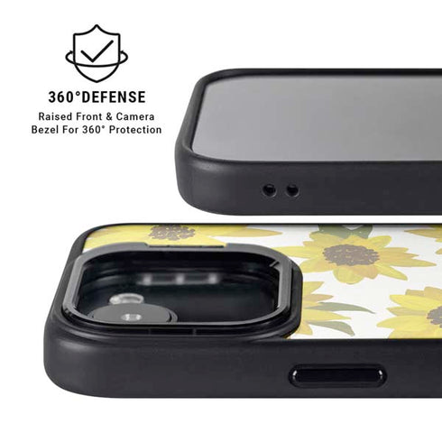 Sunflower Acrylic by Cat Coq iPhone 16e Kickstand Case