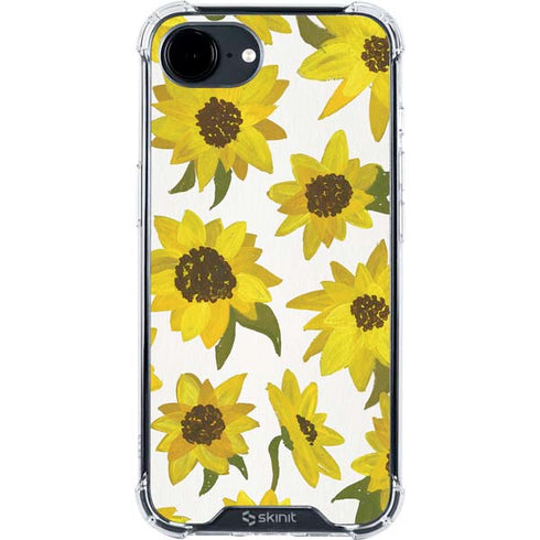Sunflower Acrylic by Cat Coq iPhone 16e Clear Case