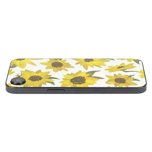 Sunflower Acrylic by Cat Coq iPhone 16e Skin