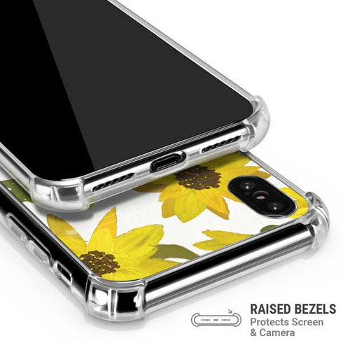 Sunflower Acrylic by Cat Coq iPhone X/XS Clear Case