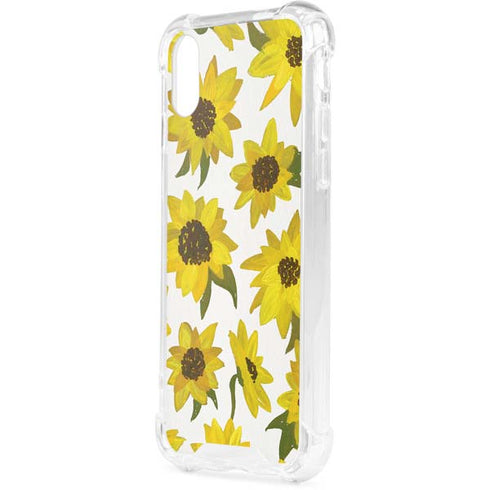 Sunflower Acrylic by Cat Coq iPhone XS Clear Case