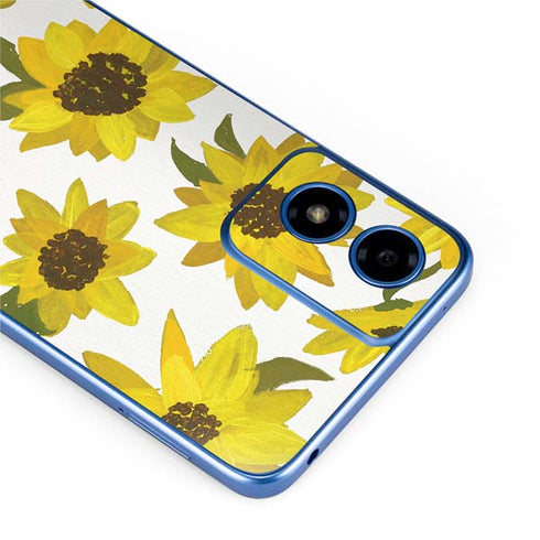 Sunflower Acrylic by Cat Coq Moto G Play 4G (2024) Skin