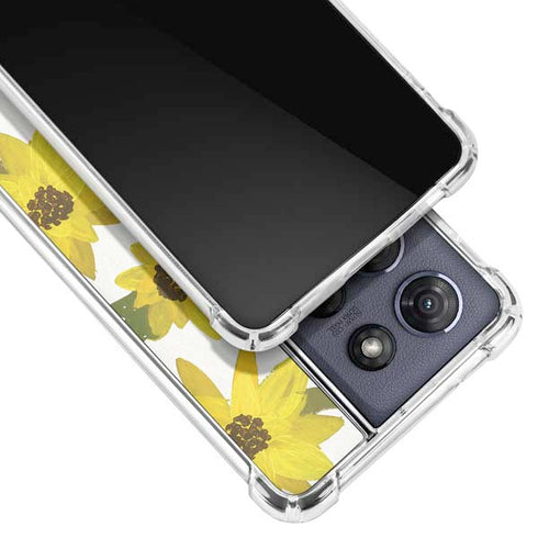 Sunflower Acrylic by Cat Coq Moto G Power 5G (2025) Clear Case