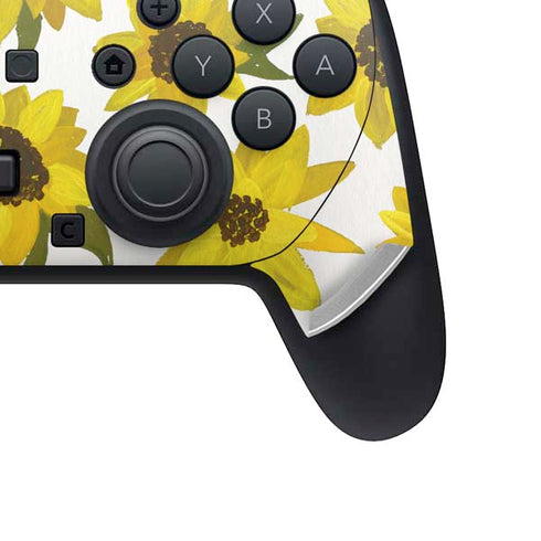 Sunflower Acrylic by Cat Coq Nintendo Switch 2 (2025) Pro Controller Skin