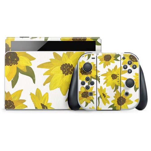 Sunflower Acrylic by Cat Coq Nintendo Skins