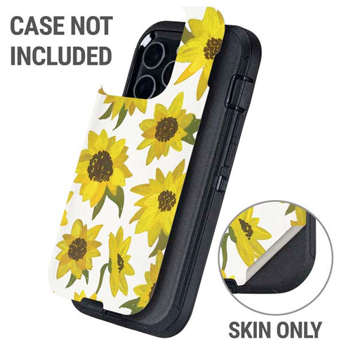 Sunflower Acrylic by Cat Coq Otterbox Defender iPhone Skin