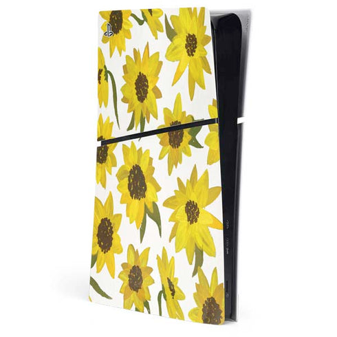 Sunflower Acrylic by Cat Coq PlayStation PS5 Skins