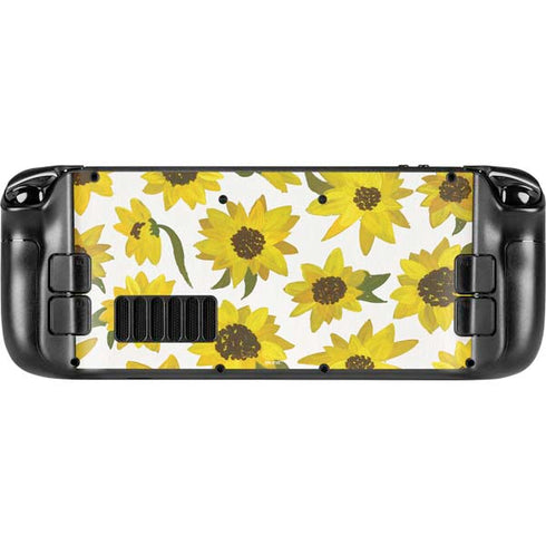 Cat Coq Sunflower Acrylic Steam Deck Handheld Gaming Computer Skin
