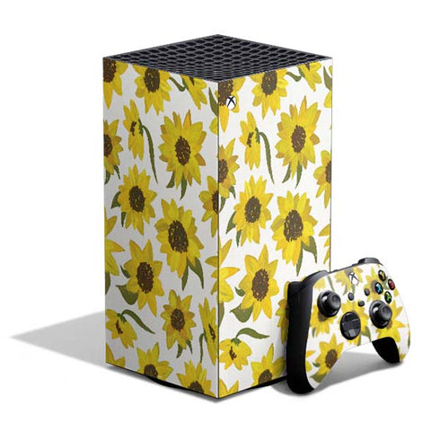 Sunflower Acrylic by Cat Coq XBox Series X Digital Edition Bundle Skin