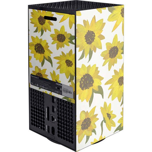 Sunflower Acrylic by Cat Coq XBox Series X Digital Edition Console Skin