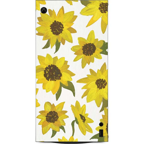 Sunflower Acrylic by Cat Coq XBox Series X Digital Edition Console Skin