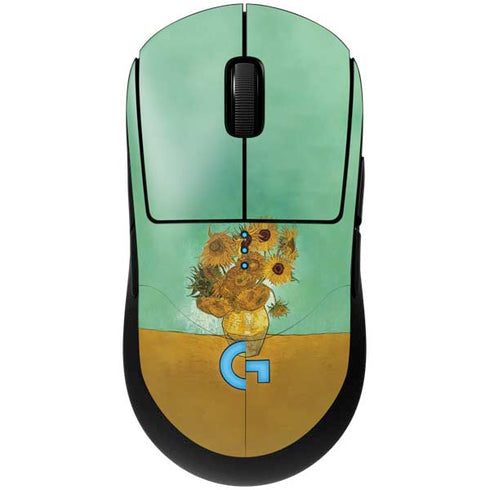 Sunflowers 1888 by Van Gogh G Pro Wireless Gaming Mouse Skin